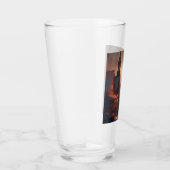 Verre Petite ville de Noël 4 (Droite)