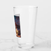 Verre Petite ville de Noël 5 (Gauche)