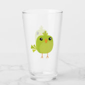 Verre Petits oiseaux mignons (Dos)