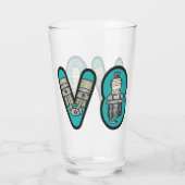 Verre Pétrolhead V8 Voiture passionné (Dos)