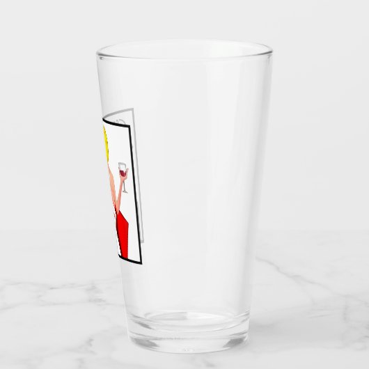 Verre "Peux-tu dire DIVA ?" (Gauche)