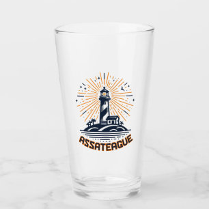 Verre Phare d'Assateague Virginie Lever du soleil