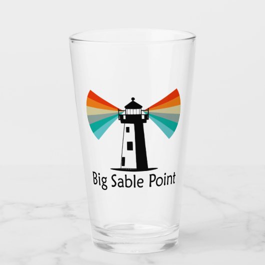 Verre Phare de Big Sable Point Arc-en-ciel (Devant)