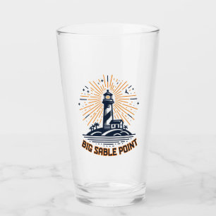 Verre Phare de Big Sable Point au lever du soleil