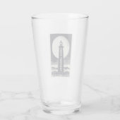 Verre Phare de Cape Lookout Lune de Caroline du Nord (Dos)