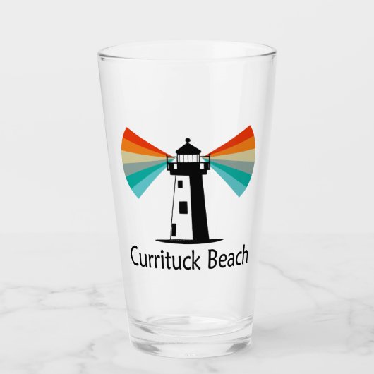 Verre Phare de Currituck Beach Arc-en-ciel (Devant)