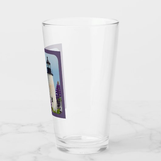 Verre Phare de Pemaquifère Point Plum Coastal Maine (Gauche)