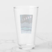 Verre Phases de lune rose Paysage (Dos)
