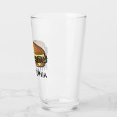 Verre Philadelphia Philly PA Cheesesteak Steak Sandwich (Gauche)