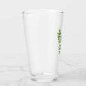 Verre Phoenix vert se lève sur le noir (Droite)