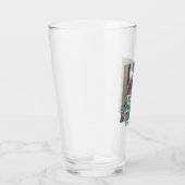 Verre Photo 80e anniversaire ajouter nom date moderne ve (Droite)