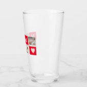 Verre Photo Collage Moderne & Best Mom Ever Cadeau (Gauche)