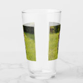 Verre Photo de chien personnalisée 2 côté (Droite)