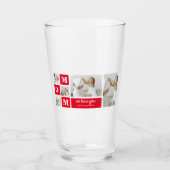 Verre Photo de collage moderne Best Mamma Ever Red Toxit (Devant)