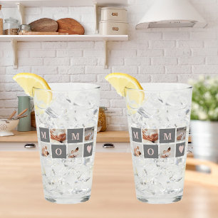 Verre Photo de collection moderne Best Mom Pink & Grey C