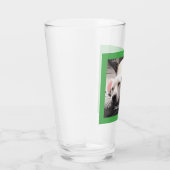 Verre Photo du chien fatigué se reposant à côté du meill (Droite)