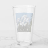 Verre Photo du Mont Rainier couvert par la neige (Dos)