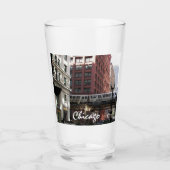 Verre Photo du train à boucle élevée de Chicago (Devant)