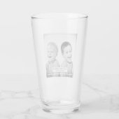 Verre Photo Et Message Personnalisés (Dos)