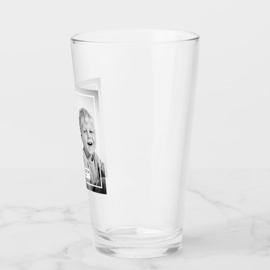 Verre Photo Et Message Personnalisés (Gauche)