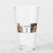 Verre Photo & Love You Dad Cadeau (Devant)