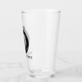 Verre Photo Mariage Simple, Noir Et Blanc Rond (Gauche)