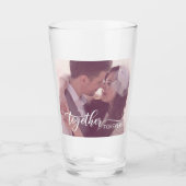 Verre Photo personnalisée Ensemble pour la typographie à (Devant)