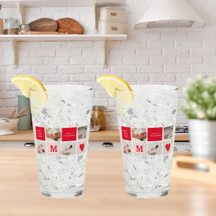 Verre Photo Rouge et rose Meilleure mère Ever Venin