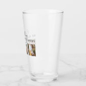 Verre Photo Rustic Collage Monogram NEWLYWEDS WEDDING (Gauche)
