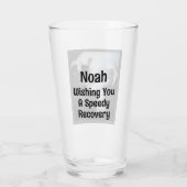 Verre Photo Sleeping Chien Rapide récupération obtenir b (Dos)