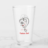 Verre Photographe féminine (Devant)