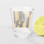 Verre photographié patriotique avec drapeau de Bal (Dos)