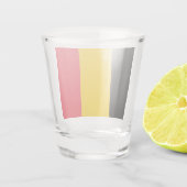 Verre photographié patriotique avec drapeau de Bel (Dos)