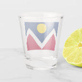 Verre photographié patriotique avec drapeau de Den (Dos)