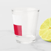 Verre photographié patriotique avec drapeau de la  (Droite)