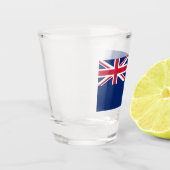 Verre photographié patriotique avec drapeau de la  (Gauche)