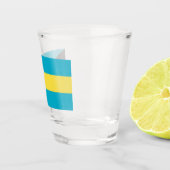 Verre photographié patriotique avec drapeau des Ba (Droite)