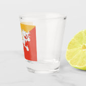 Verre photographié patriotique avec drapeau du Bho (Droite)