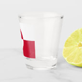 Verre photographié patriotique avec drapeau du Gro (Droite)