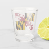 Verre photographié patriotique avec drapeau du Mar (Dos)