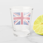 Verre photographié patriotique avec drapeau du Roy (Dos)