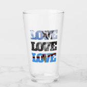 Verre Photos d'avion dans le cadre LOVE, Aviation Simple (Devant)