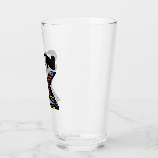 Verre Phrases Gen X (Gauche)