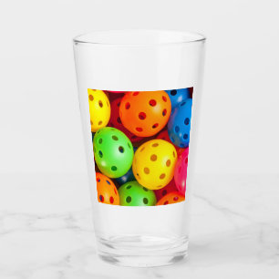 Verre Pickleball coloré