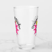 Verre Pickleball Dinker désigné - Cocktail rose (Droite)