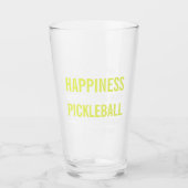Verre Pickleball est le bonheur Funny Pickleball cadeau (Devant)