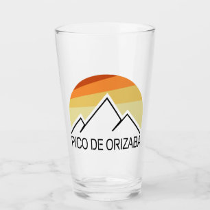Verre Pico de Orizaba Mexique Retro