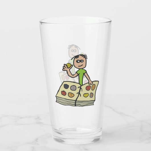 Verre Pièce Collecte Numismatiste (Dos)