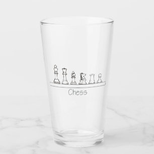 Verre Pièces d'échecs architecturales !