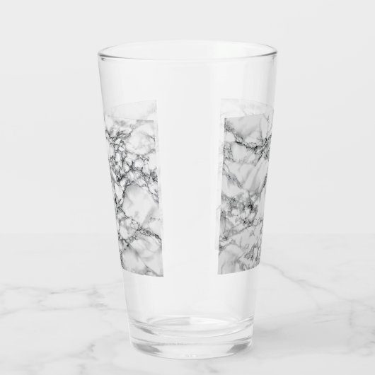 Verre Pierre Marbre blanc branchée (Droite)